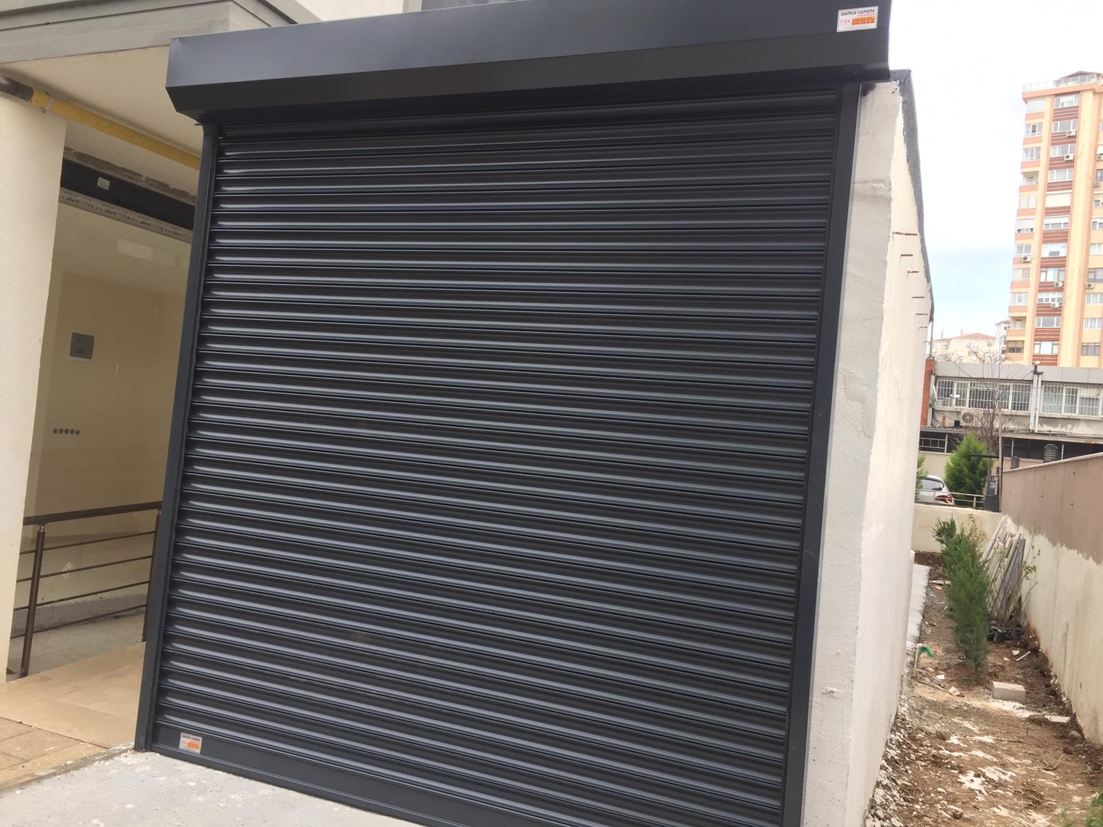 Bostancı motorlu sistem ile uygulanan kepenk çözümü